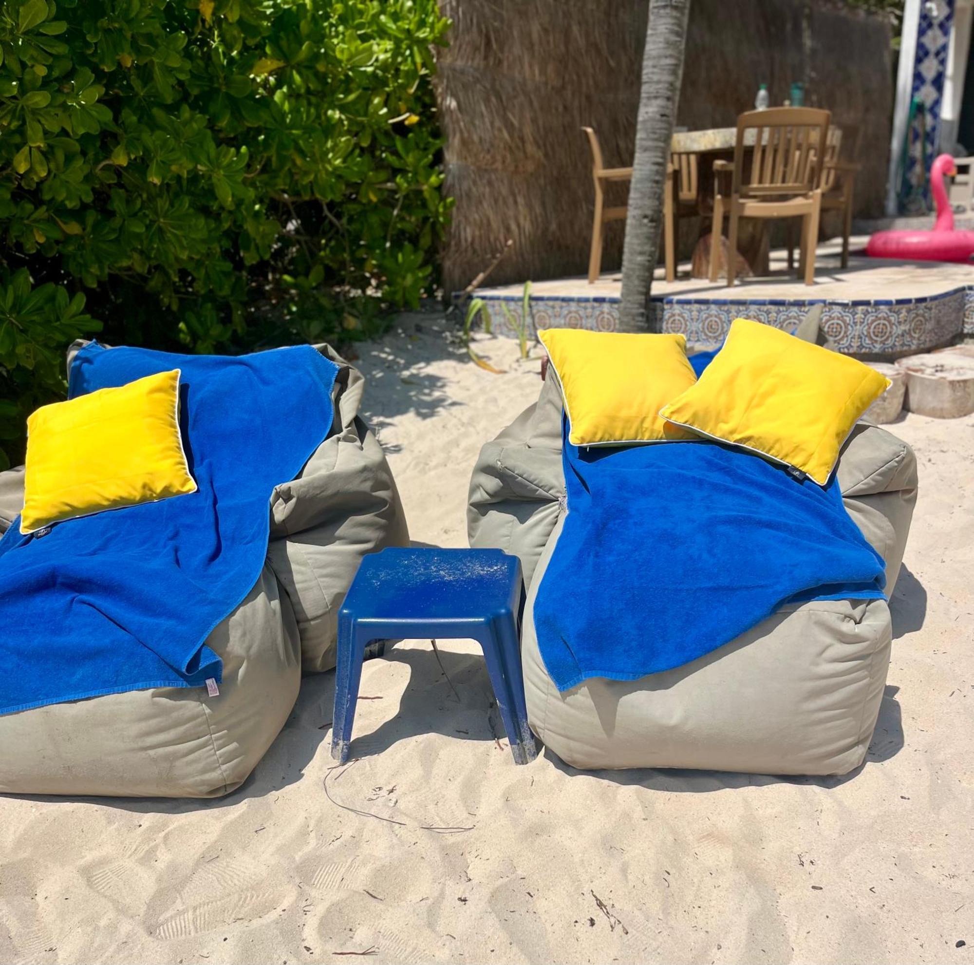 Beachfront Hammock Heaven Акумал Екстериор снимка